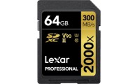 Lexar Professional 2000x SDXC 64GB U3 V90 UHS-II 300MB/s