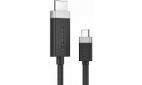 Alogic Fusion Καλώδιο USB-C to HDMI 4K (M/M) 1m Black
