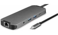 DSC-901 9-in-1 USB-C Docking Station Μαύρο