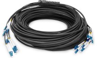 DIGITUS Pre-Assembled Fiber Optic Universal Breakout Cable, Singlemode OS2, 8 Fibers, LC/UPC - LC/UPC