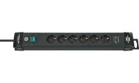 Brennenstuhl Premium-Line Πολύπριζο 6 Θέσεων με 2 USB-A και Καλώδιο 3m