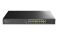 Cudy GS1018PS2 Unmanaged L2 PoE+ Switch με 16 Θύρες Gigabit (1Gbps) Ethernet και 2 SFP Θύρες