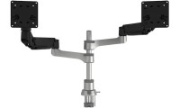 R-Go Tools Βάση Γραφείου για 2 Οθόνες έως 32" με Βραχίονα Ασημί (RGOVLCA4TWSI)