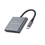 Conceptronic USB-C Docking Station με HDMI 4K PD Γκρι (DONN18G)