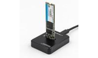 Qoltec 50313 Docking Station SSD M.2 SATA/PCIe NVMe/NGFF USB 3.1 Gen 2 10Gbps – Μαύρο