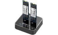 CoreParts MS-CLONER-NVME Dual M.2 NVMe SSD Docking Station & Cloner USB-C 10Gbps – Μαύρο
