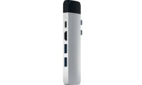 Satechi Docking Station με Διπλό USB-C HDMI 4K PD Ethernet Ασημί (ST-TCPHES)
