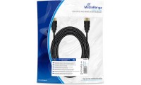 MediaRange Premium Καλώδιο HDMI v2.0 (M/M) 5m Black
