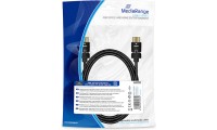 MediaRange Καλώδιο HDMI v2.0 (M/M) with Rotating Plugs 2m Black