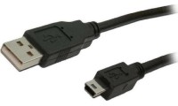 MediaRange Καλώδιο USB 2.0 to mini USB (M/M) 1.5m Black