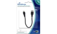 MediaRange OTG Adapter micro USB to USB-A (M/F) Black