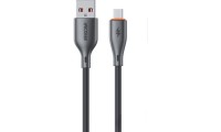 WK Regular Καλώδιο USB 2.0 to micro USB 1m Black
