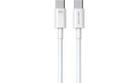WK Origin Series Καλώδιο USB-C (M/M) 100W 1m White
