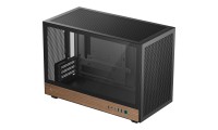 Deepcool CH260 Wood Gaming Micro Tower Κουτί Υπολογιστή με Πλαϊνό Παράθυρο Μαύρο