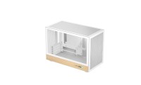 Deepcool CH260 Gaming Micro Tower Κουτί Υπολογιστή με Πλαϊνό Παράθυρο Wood White