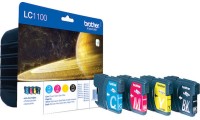 Brother LC1100VALBPDR Αυθεντικό Multipack Μελανιών Inkjet 4 Χρωμάτων – 450/325 Σελίδες