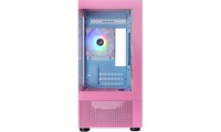 Thermaltake View 170 TG Gaming Micro Tower Κουτί Υπολογιστή με Πλαϊνό Παράθυρο και ARGB Φωτισμό Ροζ