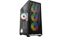 Sharkoon VK4 ARGB Gaming Midi Tower Κουτί Υπολογιστή με Πλαϊνό Παράθυρο Μαύρο