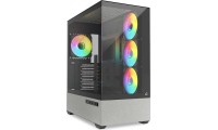 Sharkoon AK7 ARGB Gaming Midi Tower Κουτί Υπολογιστή με Πλαϊνό Παράθυρο Μαύρο