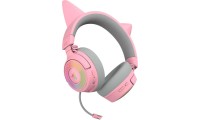 Razer Kraken Kitty V3 Pro Ασύρματο Over Ear Gaming Headset Ροζ