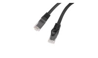 Lanberg U/UTP Cat.6 (Gigabit) Καλώδιο Δικτύου Ethernet 1m Μαύρο