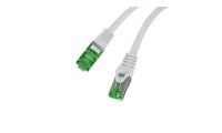 Lanberg S/FTP Cat.7 (10Gbps) Καλώδιο Δικτύου Ethernet 0.5m Γκρι