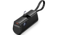 Vention Power Bank 4800mAh USB-C 22.5W με Ενσωματωμένο Καλώδιο USB-C Black