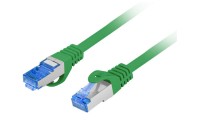 Lanberg S/FTP Cat.6a (Gigabit) Καλώδιο Δικτύου Ethernet 2m Πράσινο