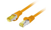 Lanberg S/FTP Cat.6a (Gigabit) Καλώδιο Δικτύου Ethernet 1.5m Πορτοκαλί