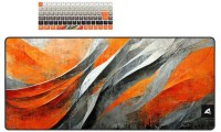Sharkoon SKILLER SGK50 S3 Mouse Pad με Στήριξη Καρπού και RGB Φωτισμό μέσω USB Πορτοκαλί