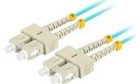 Lanberg Καλώδιο Οπτικής Ίνας SC/UPC-SC/UPC 5m Τιρκουάζ