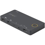 StarTech 2 Port Hybrid USB-A + HDMI & USB-C KVM Switch (SV221HUC4K)