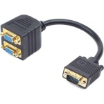Cablexpert VGA male - 2x VGA female (CC-VGAX2-20CM)