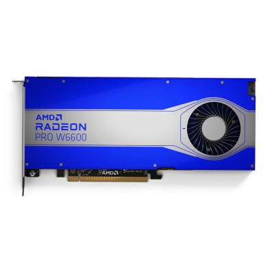 AMD Radeon Pro W6600 8GB GDDR6 Κάρτα Γραφικών PCI-E x16 4.0 με 4 DisplayPort