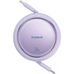 Baseus Retractable USB-C to Lightning Cable 20W Μωβ 1m