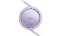 Baseus Retractable USB-C to Lightning Cable 20W Μωβ 1m