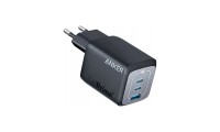 Anker Φορτιστής Χωρίς Καλώδιο GaN με Θύρα USB-A και 2 Θύρες USB-C και Καλώδιο USB-C 67W Μαύρος (Prime)