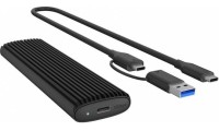 Icy Box Θήκη για Σκληρό Δίσκο M.2 SATA III NVME με σύνδεση SATA / USB 3.1