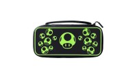 PDP Slim Deluxe Travel Case for Nintendo Switch 1Up Glow in the Dark Black/Green