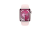Apple Watch Series 9 Cellular Aluminium 41mm Αδιάβροχο με eSIM και Παλμογράφο (Pink με Light Pink Sport Band (M/L))