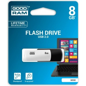 GoodRAM UCO2 8GB USB 2.0 Stick Μαύρο