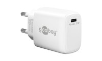 Goobay Φορτιστής Χωρίς Καλώδιο GaN με Θύρα USB-C 25W Power Delivery Λευκός (65368)