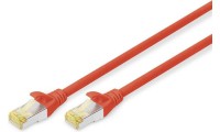 Digitus S/FTP Cat.6a Καλώδιο Δικτύου Ethernet 0.25m Κόκκινο