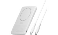 Belkin BoostCharge Slim Magnetic MagSafe Power Bank 5000mAh με Θύρα USB-C Λευκό