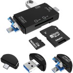 Vakoss Card Reader USB 2.0/micro USB/Type-C για SD/microSD