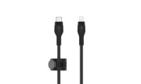 Belkin Braided USB-C to Lightning Cable Μαύρο 2m (CAA011bt2MBK)