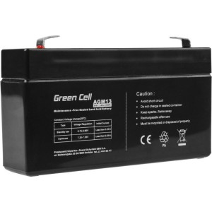 Green Cell Μπαταρία UPS με Χωρητικότητα 1.3Ah και Τάση 6V AGM13