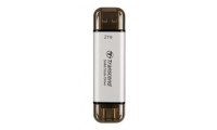 Transcend ESD310S 2TB USB 3.2 SSD Stick με σύνδεση USB-C & USB-A Ασημί