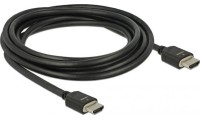 DeLock HDMI 2.1 Cable HDMI male - HDMI male 2m Μαύρο