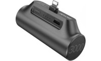 WK WP-07 Lightning Power Bank 3000mAh 10W Μαύρο